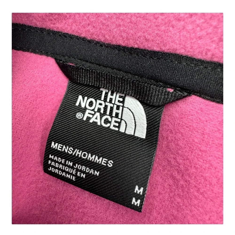 The‎ North Face TNF Men's Attitude ¼ Zip Pullover Sweater Red Violet Medium NWT